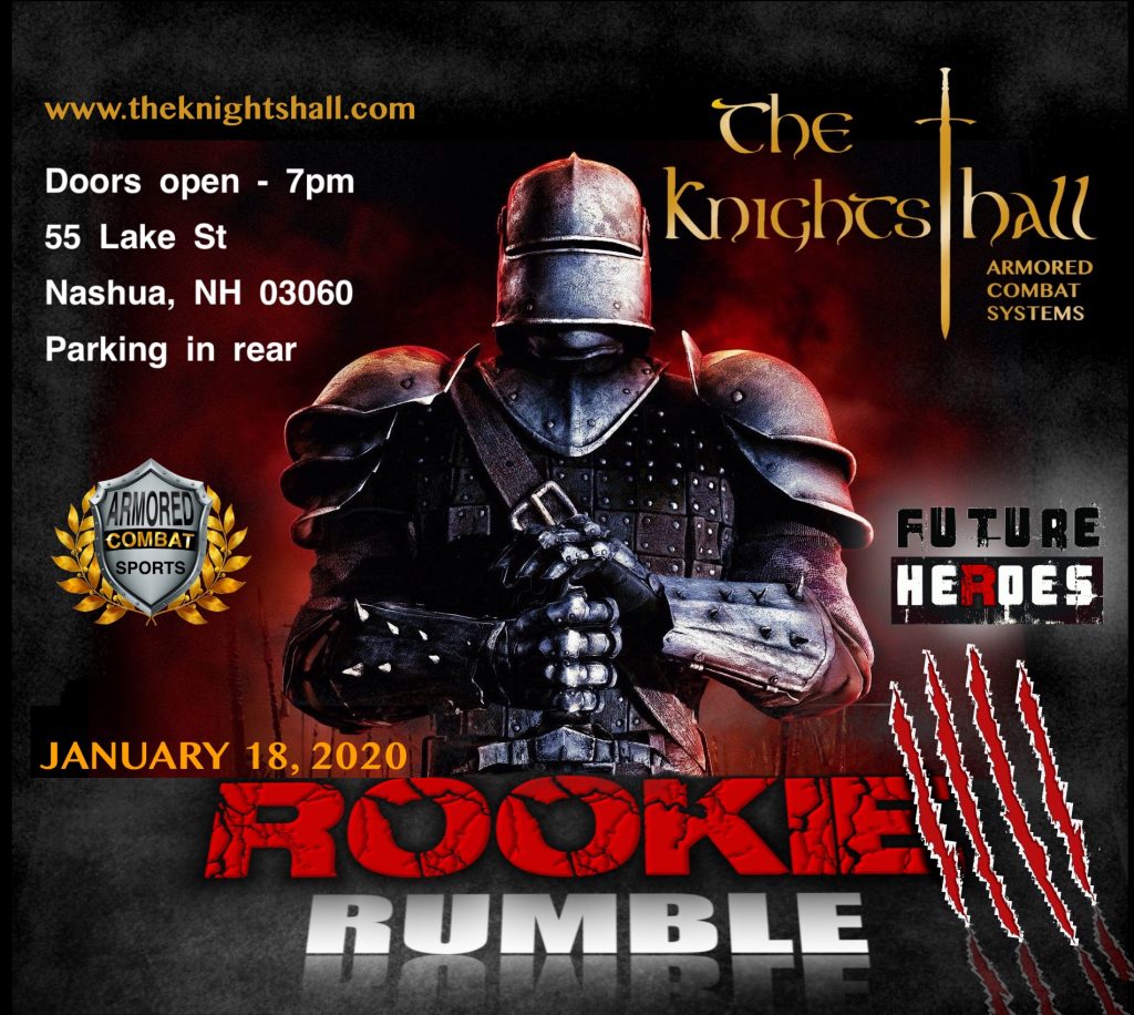 ROOKIE RUMBLE 4 Armored Combat Sports